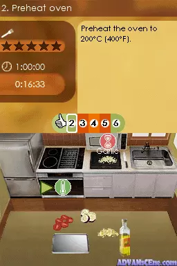 Image n° 3 - screenshots : My Cooking Coach - Prepare Healthy Recipes (DSi Enhanced)